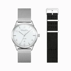 New Set Code TS weiße Uhr und schwarzes Armband Damen Uhren|Damenuhren